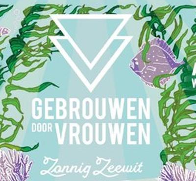 Zonnig Zeewit van Gebrouwen door Vrouwen Zonnig Zeewit van Gebrouwen door Vrouwen